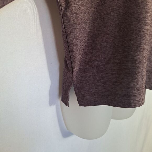 Kyodan Womens Pullover Hoodie Activewear Heather Plum Long Sleeve Workout Medium - Picture 3 of 8